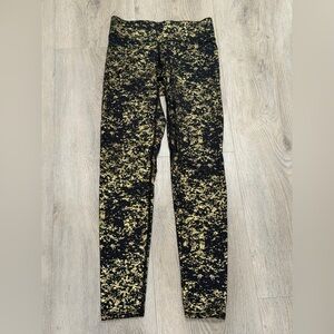 Terez Black and Gold Speckled Leggings